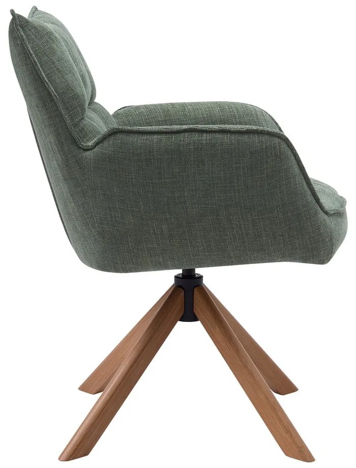 Zöld kárpitozott étkezőfotel szett 2 db-os Marilla – Unique Furniture