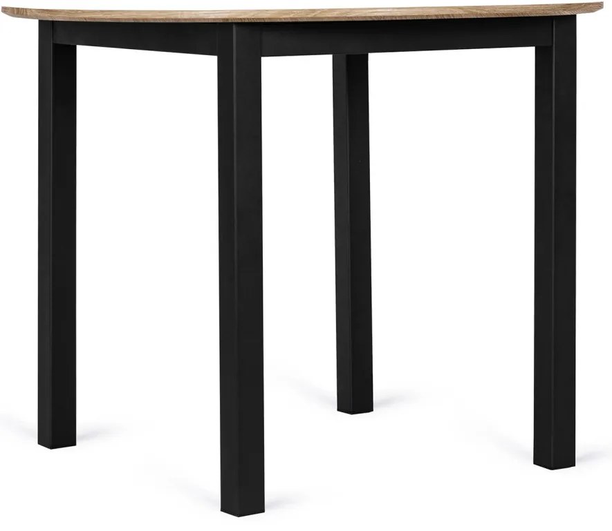 Kerek Étkezőasztal Sonoma Tölgy Színben. TEO 100 cm