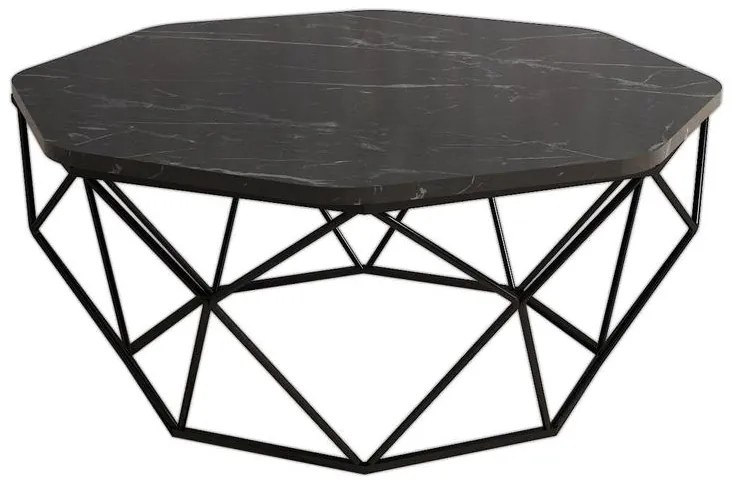 Dohányzóasztal Diamond - Black Marble