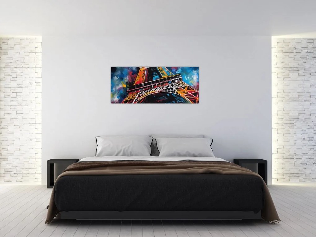 Kép - Az Eiffel-torony festménye II. (120x50 cm)