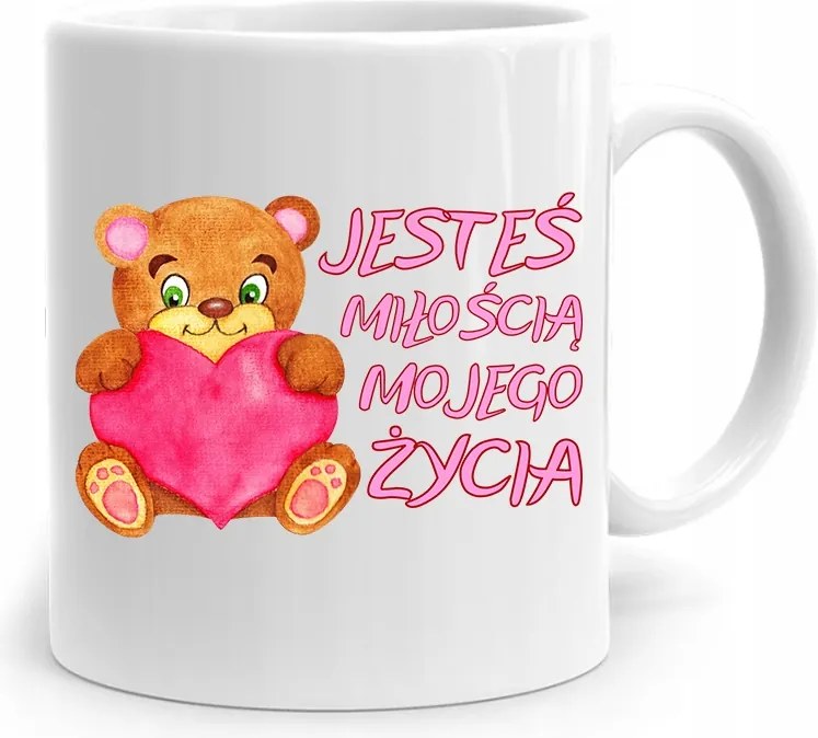 Bögre Ajándék Lánynak Életem Szerelme fényképes nyomtatással