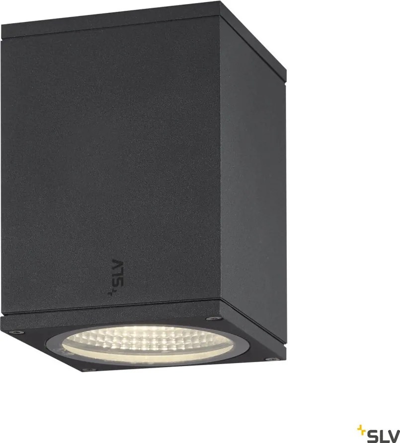 SLV 1003420 ENOLA SQUARE Modern Kültéri Mennyezeti Lámpa Antracit, Átlátszó LED IP65