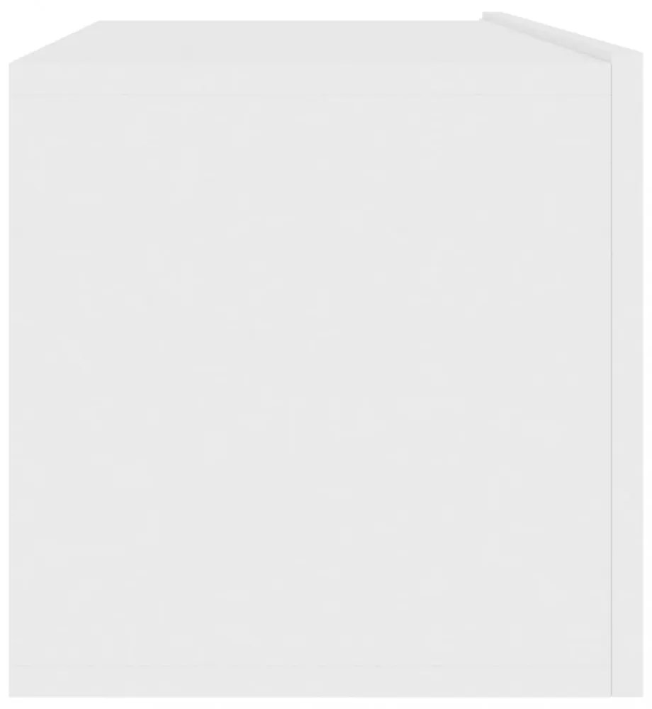 fehér szerelt fa TV-szekrény 100 x 30 x 30 cm