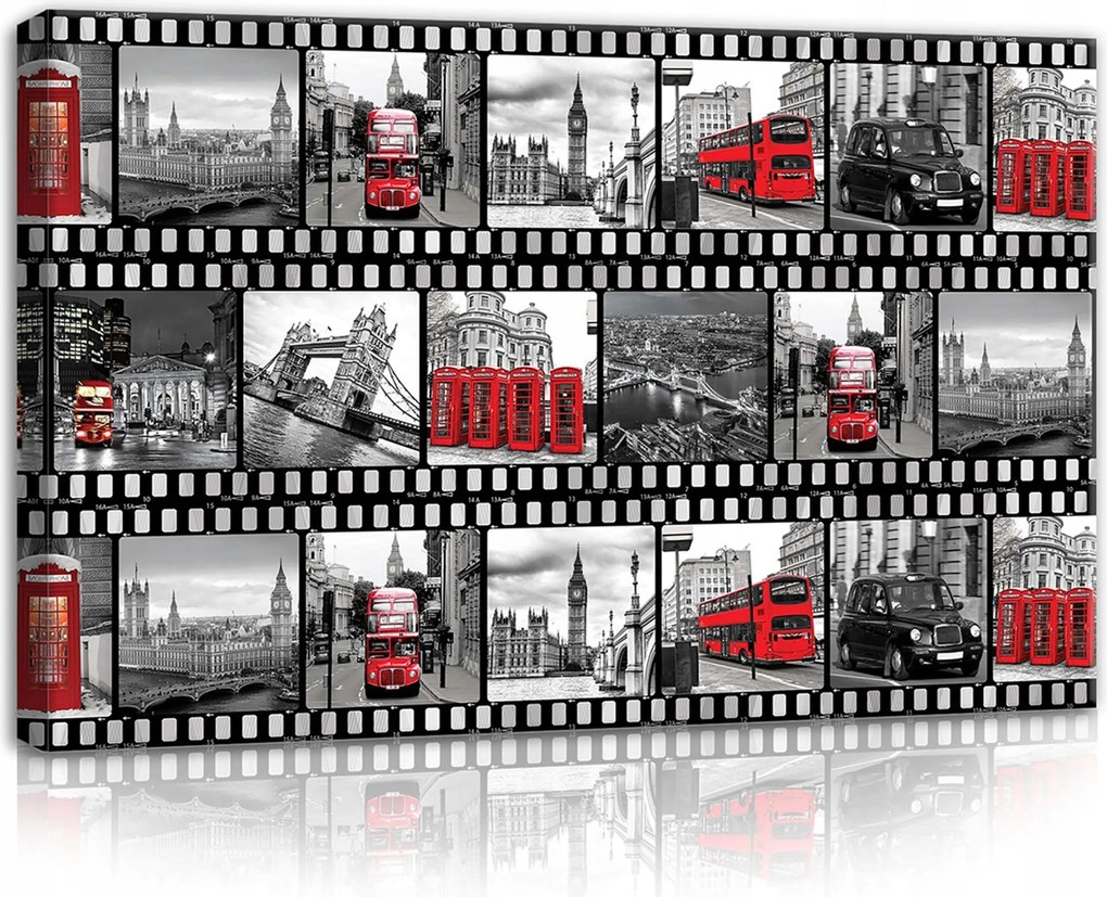 Vászonkép 60x40 London Expressz modern hangulat a nappaliban
