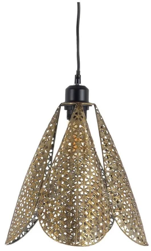 Aranyszínű függőlámpa fém búrával ø 24 cm – Ixia