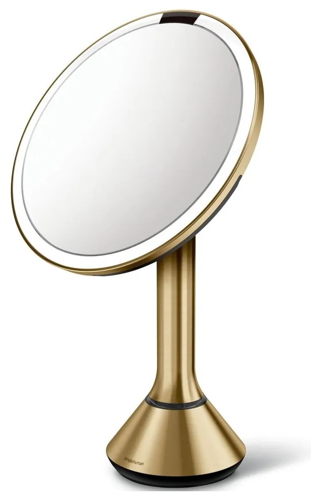 Kozmetikai tükör világítással-nagyítós (ötszörös) ø 20 cm Sensor – simplehuman