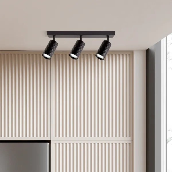 Brilagi - LED RGBW fényerőszabályozható spotlámpa SELE DIAMANT 3xGU10/4,8W/230V fekete