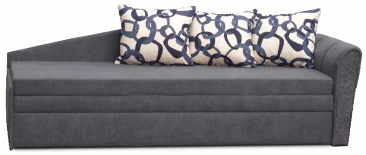 TEM-Emu ággyá alakítható kanapé ágyneműtaróval (jobbos)