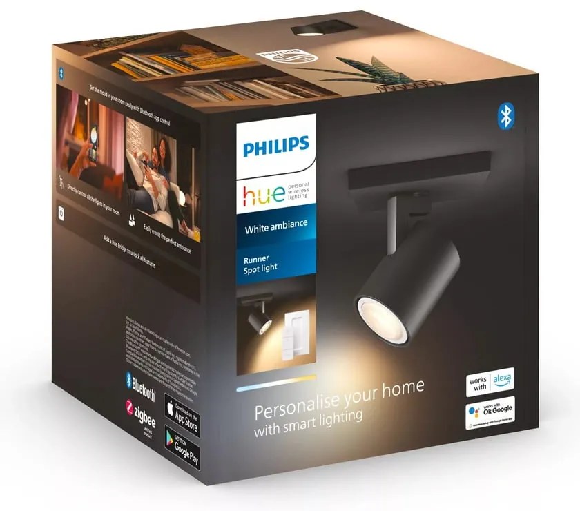 Okos fali lámpa GU10, 5 W Runner – Philips Hue