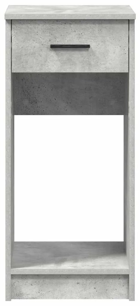 számítógépes toronyállvány fiókkal betonszürke 35x45x77 cm