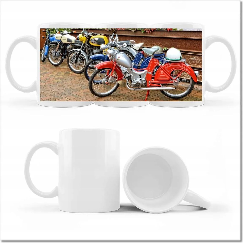 Fényképes bögre Antik motorkerékpárok