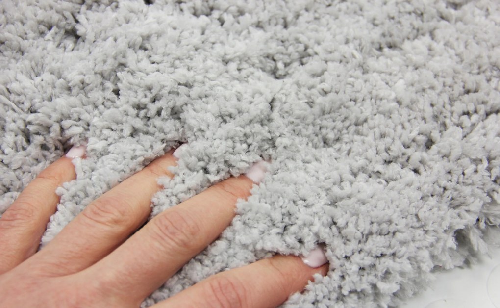 Bolyhos Puha Mikroszálas Szőnyeg Ezüst 120X170