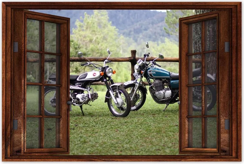 Poszterek 120x80 Klasszikus motorkerékpár Motor