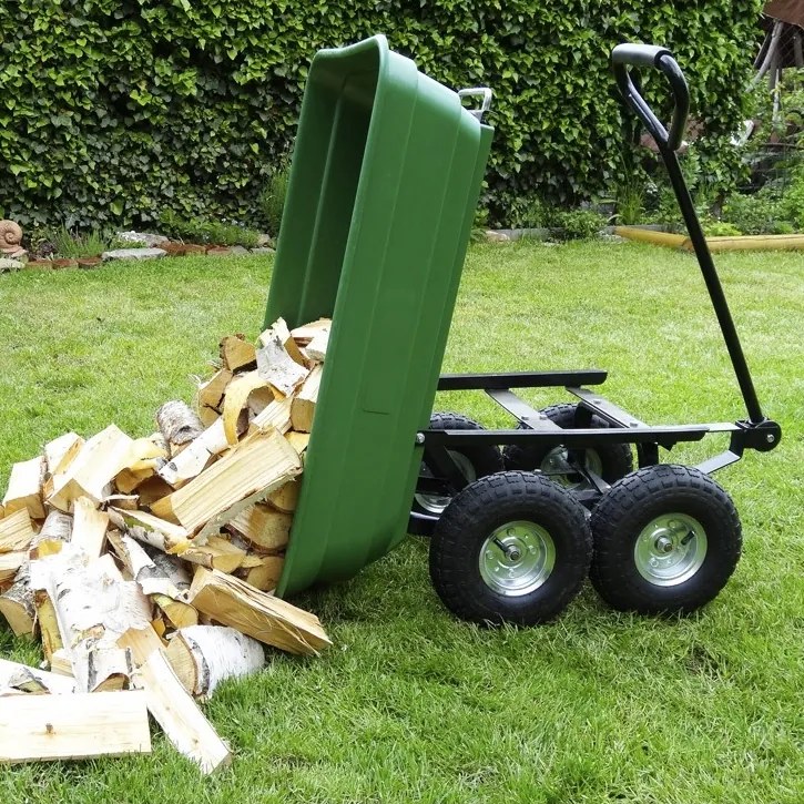 Billenő kerti kocsi fix fogantyúval