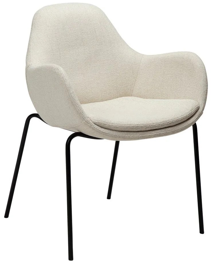 Krémszínű buklé fotel Zimmer – DAN-FORM Denmark