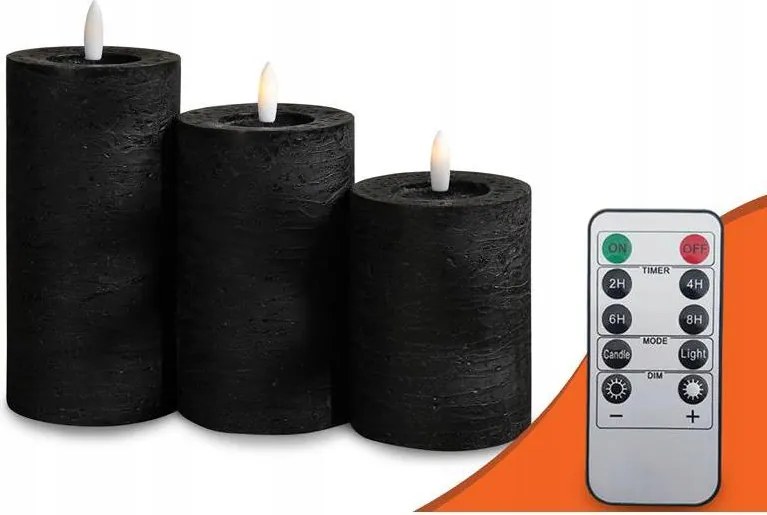 Viasz Led gyertya Moon In The Room ML97 3 db-os szett.