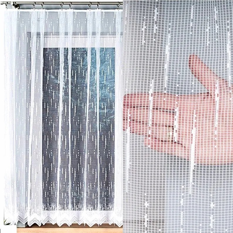 Jacquard függöny Mintás 000146 500x160cm egyenes (kész) szegéllyel