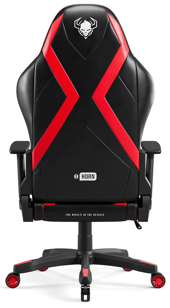 Diablo X-Horn 2.0 gamer szék Nagy méret: Fekete-piros