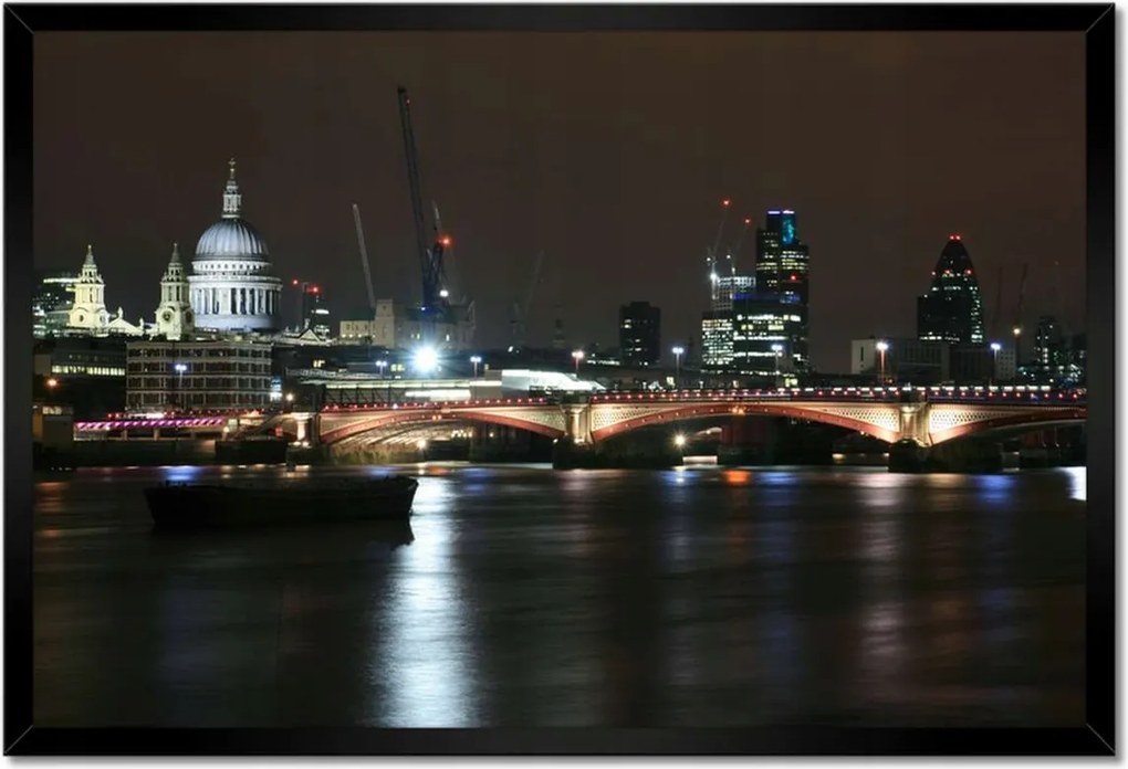 Poszterek keretben 60x40 London éjszaka