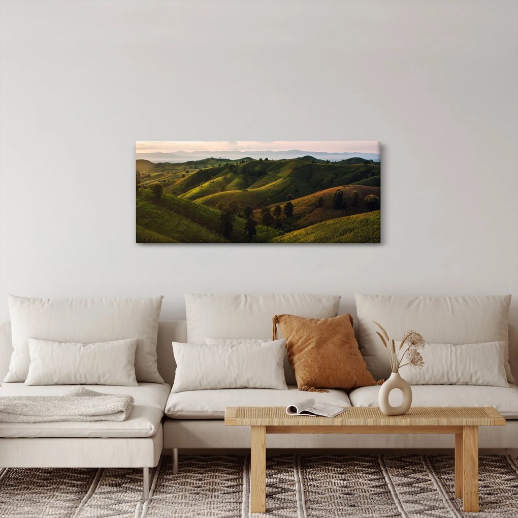 Kép - Kilátás a thai hegyekre (120x50 cm)