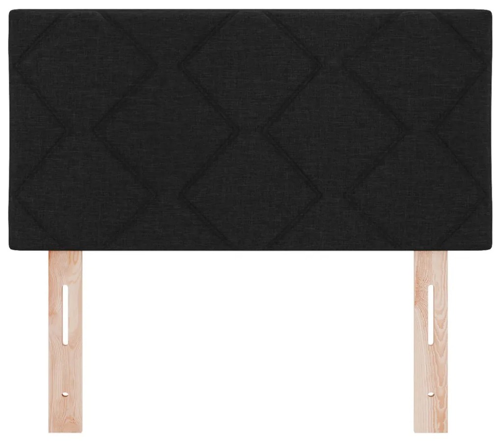 Fejtámla Gyémánt Blokkok Design Fekete 80 cm Szövet