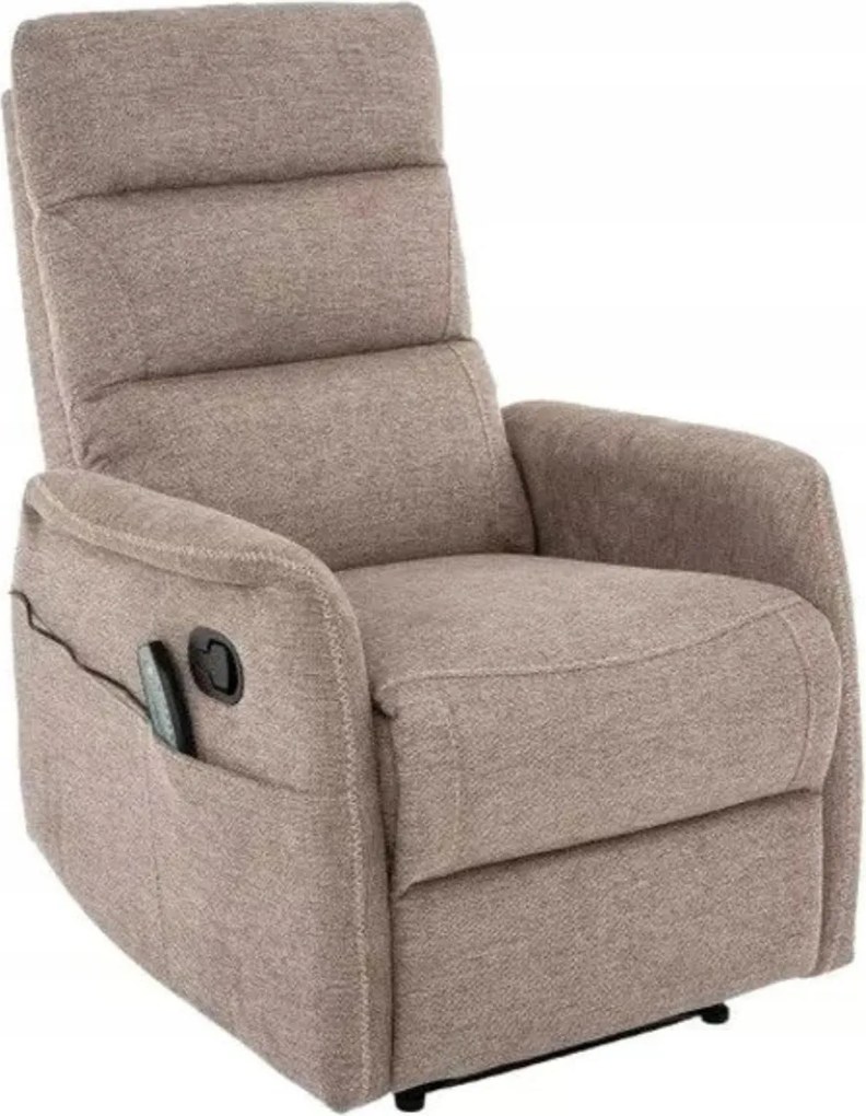 Összecsukható pihenőszék masszázs funkcióval bézs Solon M nappaliba