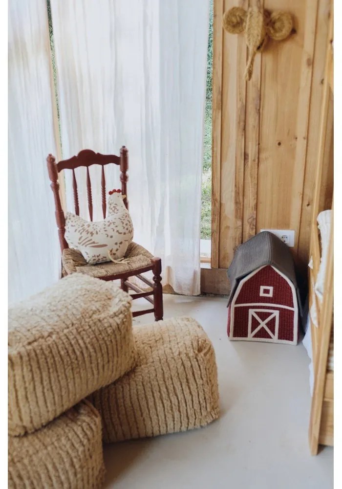 Mustársárga gyerek babzsákfotel Haystack – Lorena Canals