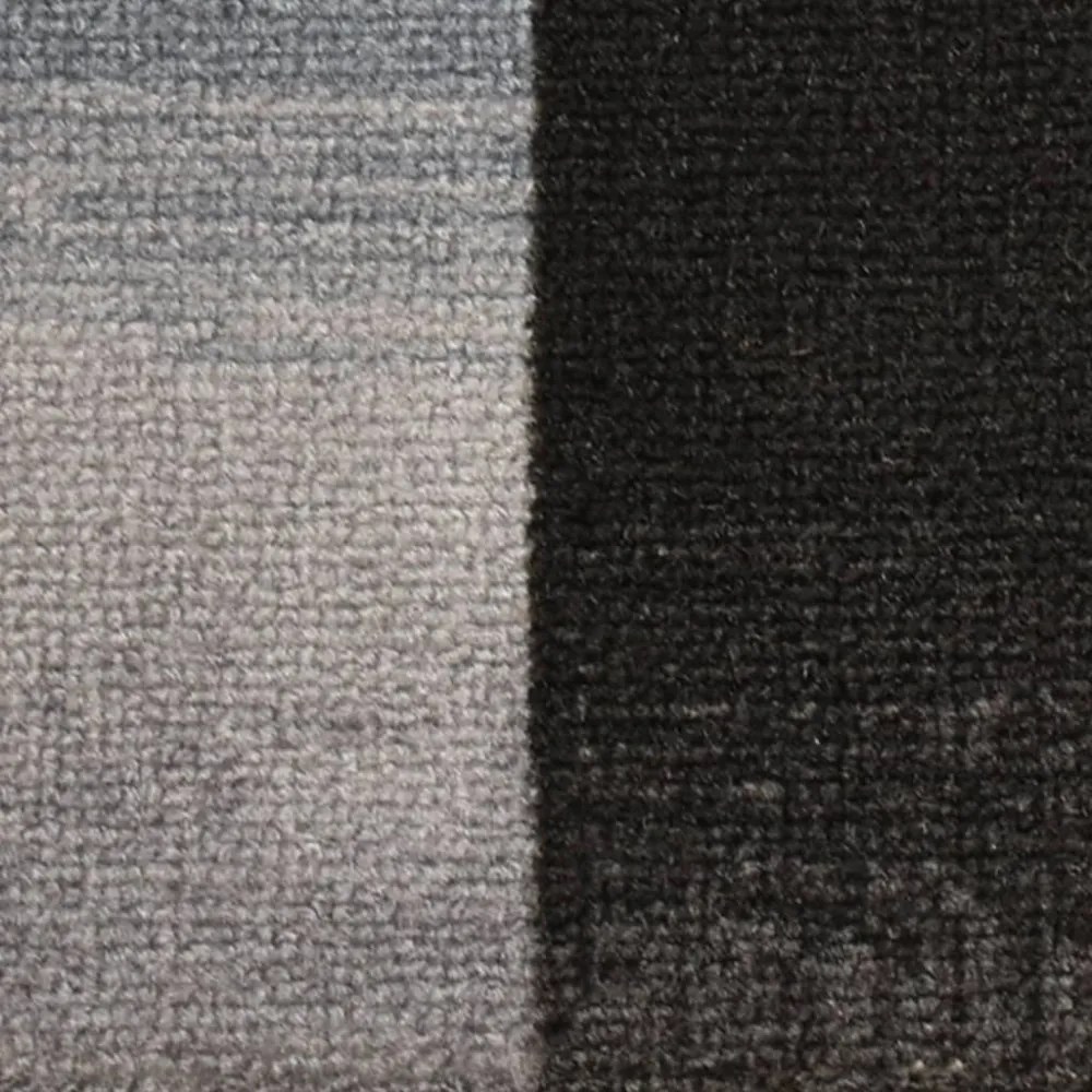 10 db fekete és szürke öntapadó lépcsőszőnyeg 65x21x4 cm