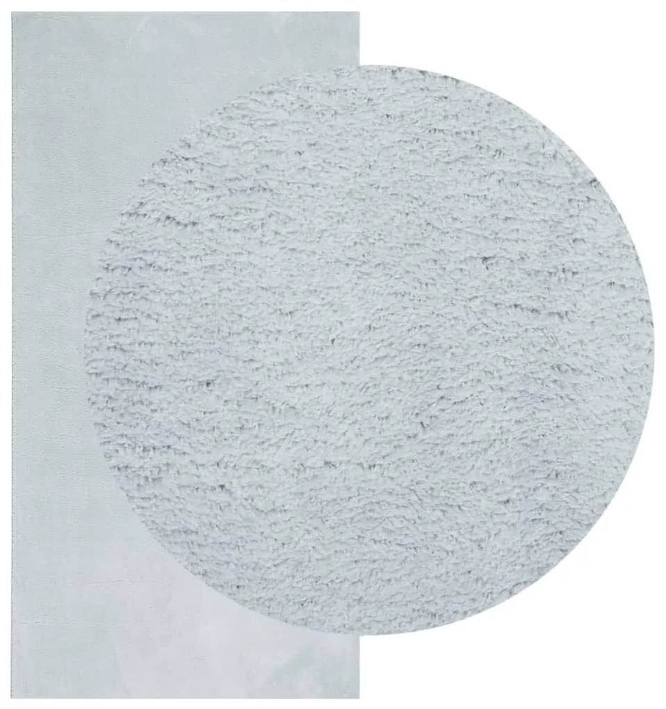 HUARTE kék rövid szálú puha és mosható szőnyeg 100 x 200 cm