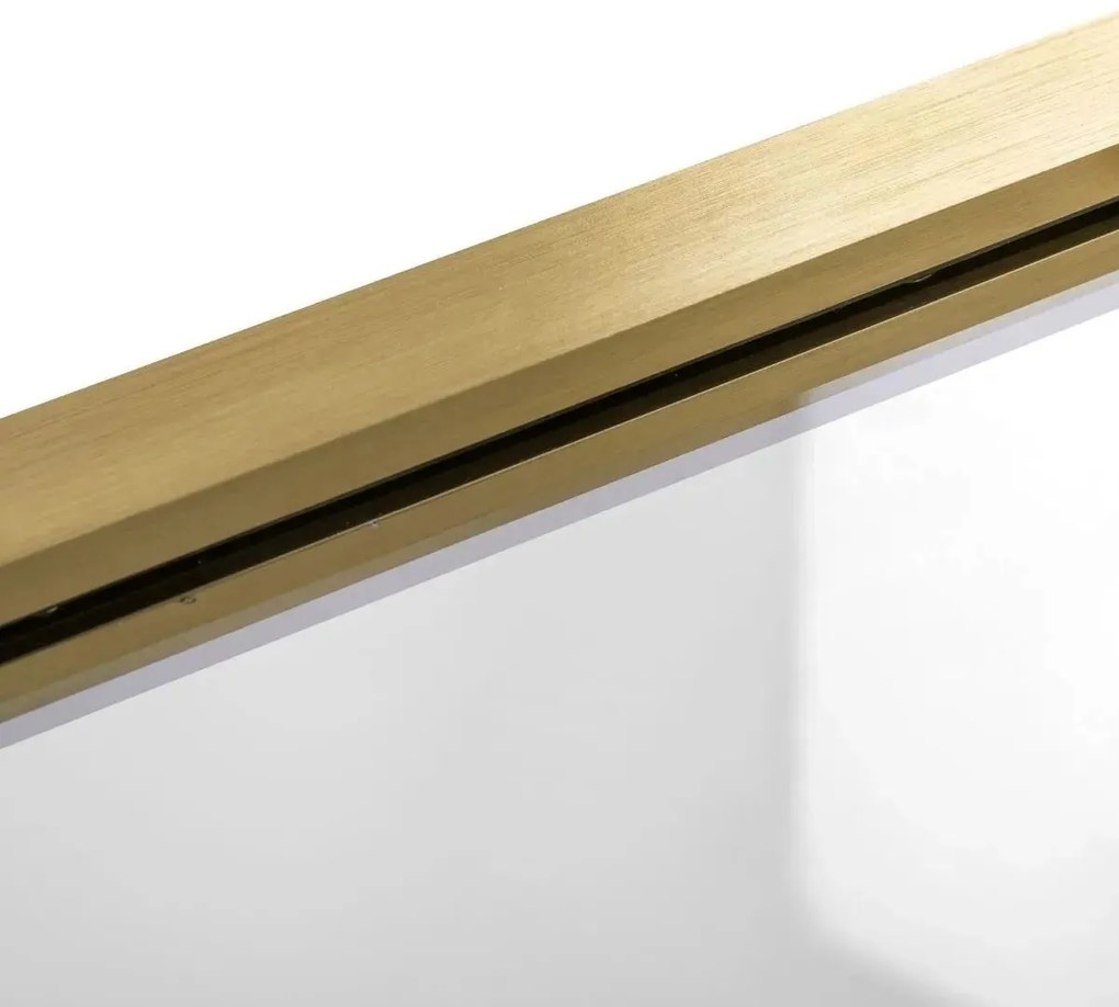 Fürdőkádparaván Rea Agat-2 100 cm BRUSH GOLD