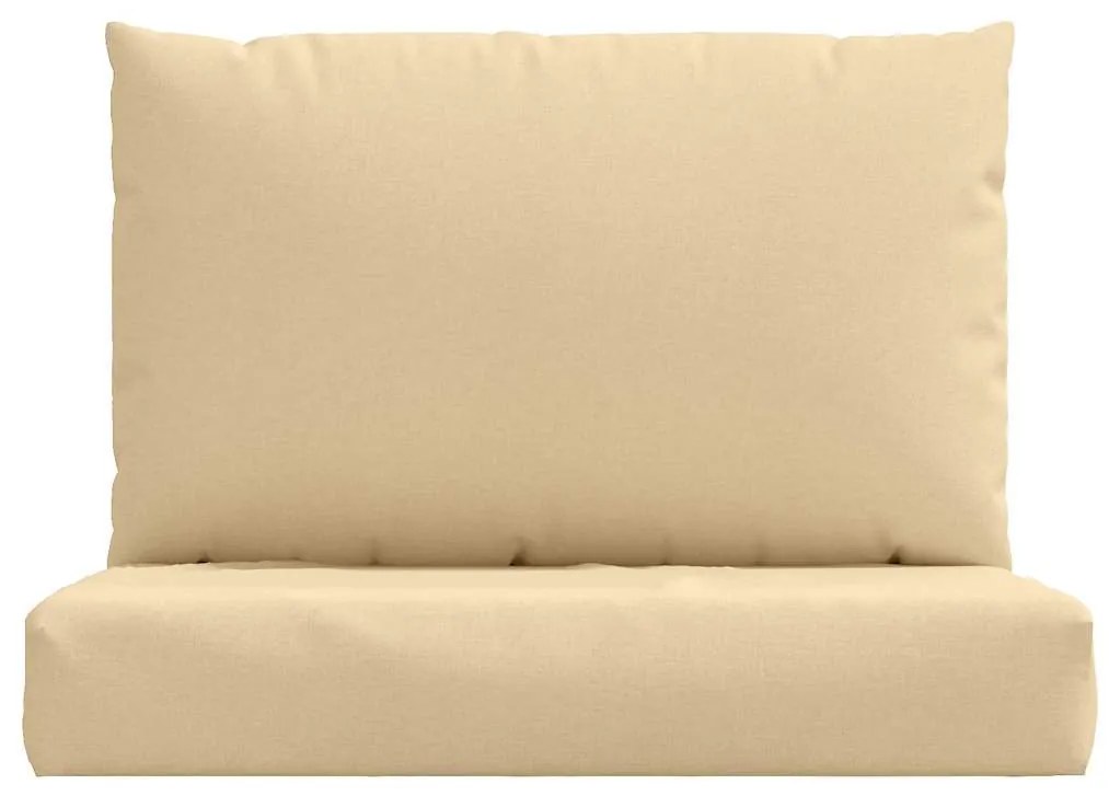 2 db melange bézs szövet raklappárna