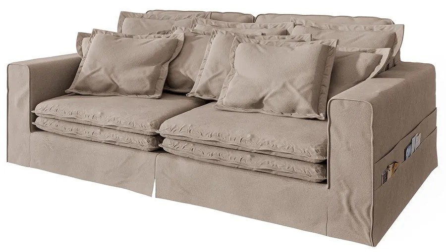 Világosbarna kanapé 236 cm Nora – Ropez