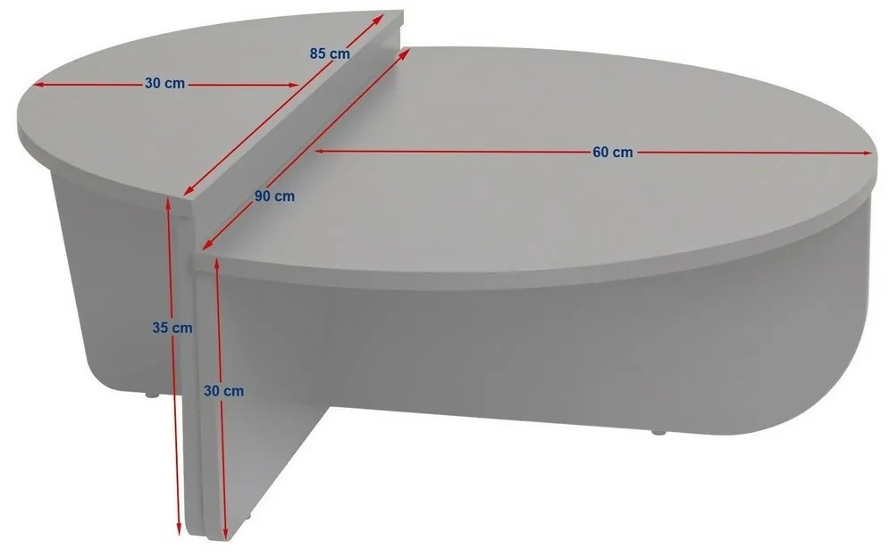 Orion Green and Stone dohányzóasztal