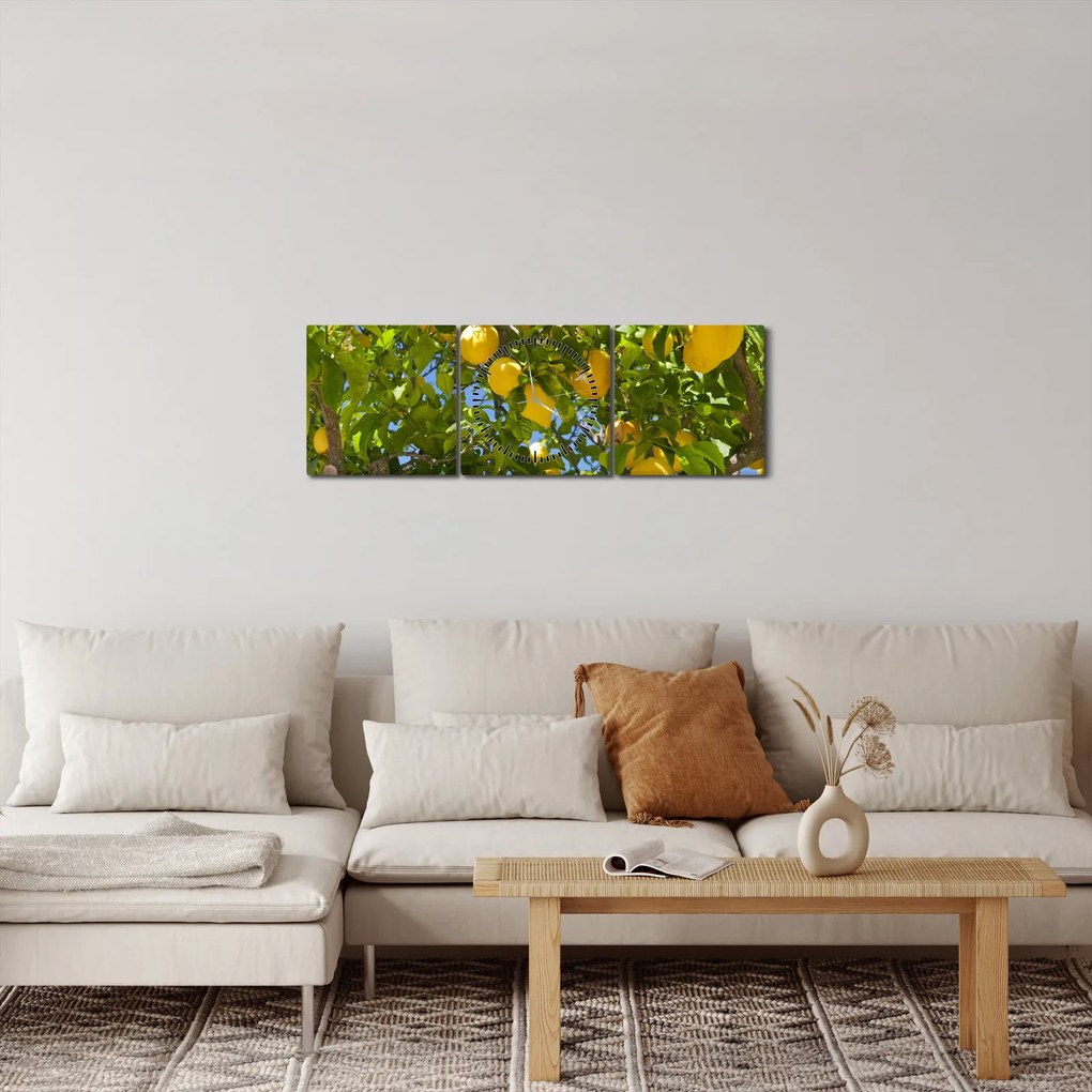 Kép - Citromfa (órával) (90x30 cm)