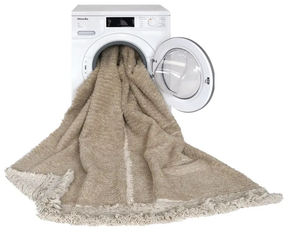 Bézs pamut szőnyeg 140x200 cm Duetto Sage – Lorena Canals