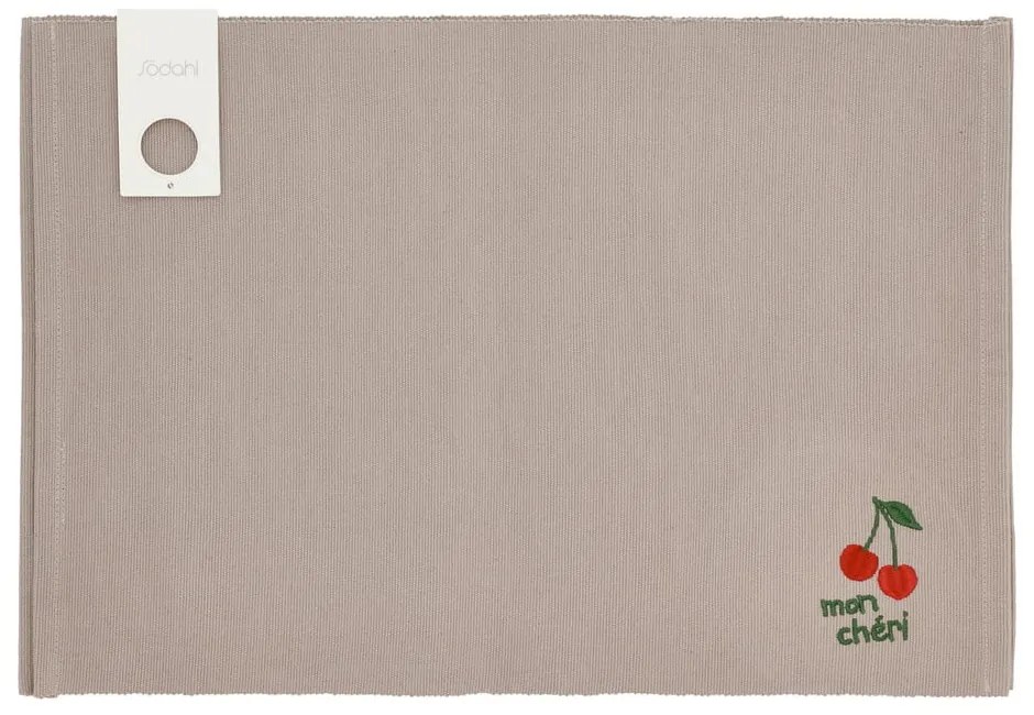 Pamut tányéralátét szett 2 db-os 33x48 cm Bistro – Södahl