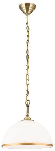 Orion HL 6-1809/1 - Csillár láncon OLD LAMP 1xE27/40W/230V fehér/réz