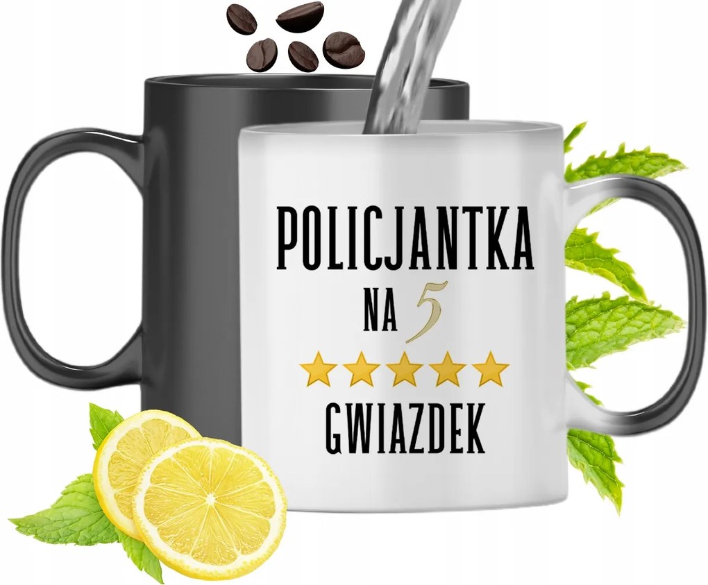 Mágikus Bögre Rendőrnek Színváltós Nyomtatott Fényképpel