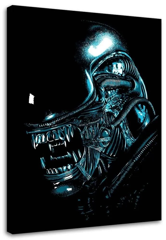 Gario Vászonkép A nyolcadik utas: a Halál, egy ragadozó feje - Alberto Perez Méret: 70 x 100 cm