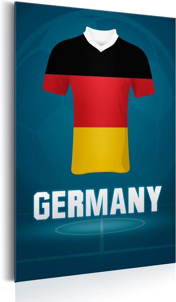 Plakát fémen - Football: Germany [Allplate]