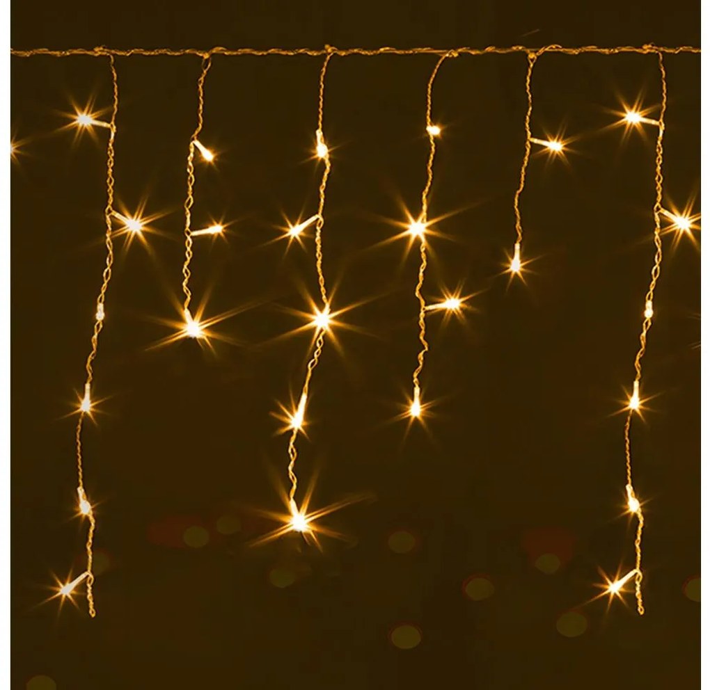 Brilagi - LED kültéri karácsonyi fényfüzér 200xLED/8 üzemmód 13x0,6m IP44 meleg fehér