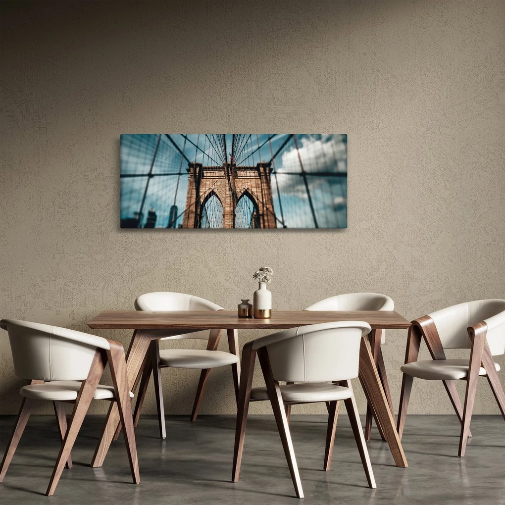 Kép - Brooklyn Bridge (120x50 cm)
