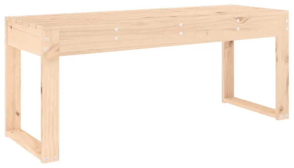 tömör fenyőfa kerti pad 110x38x45 cm