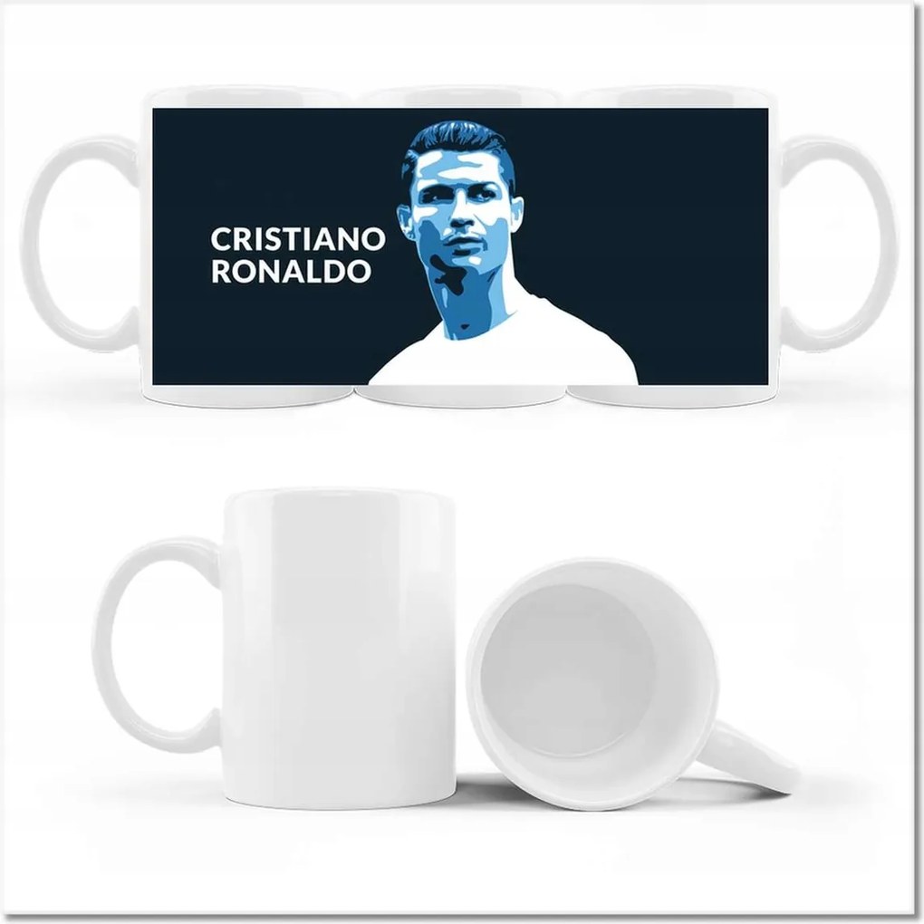 Cristiano Ronaldo mintás bögre Labdarúgó