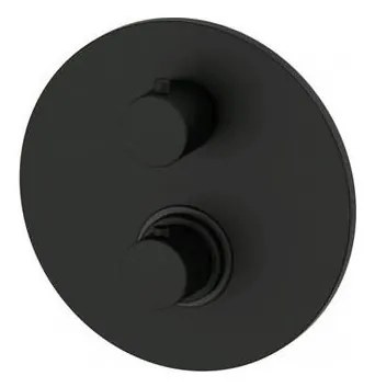 Paffoni - Termosztátos zuhanycsaptelep LIGHT fekete