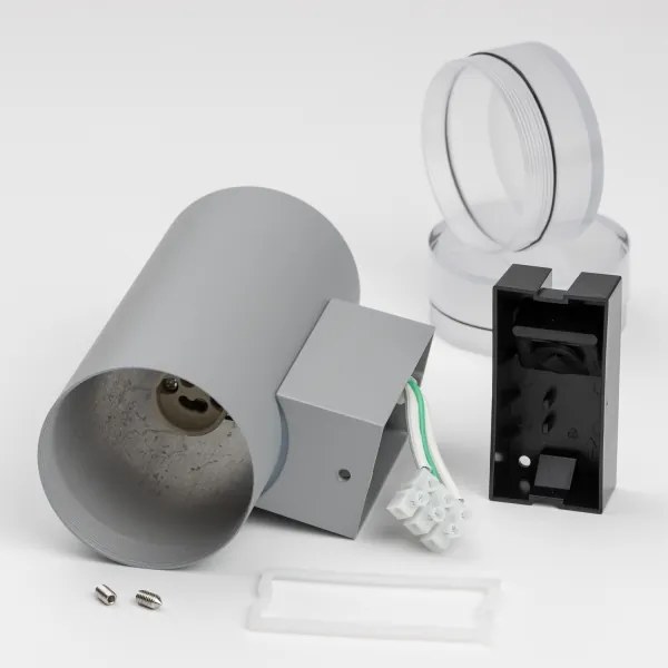 Brilagi - Kültéri fali lámpa MATERA 2xGU10/30W/230V szürke IP54