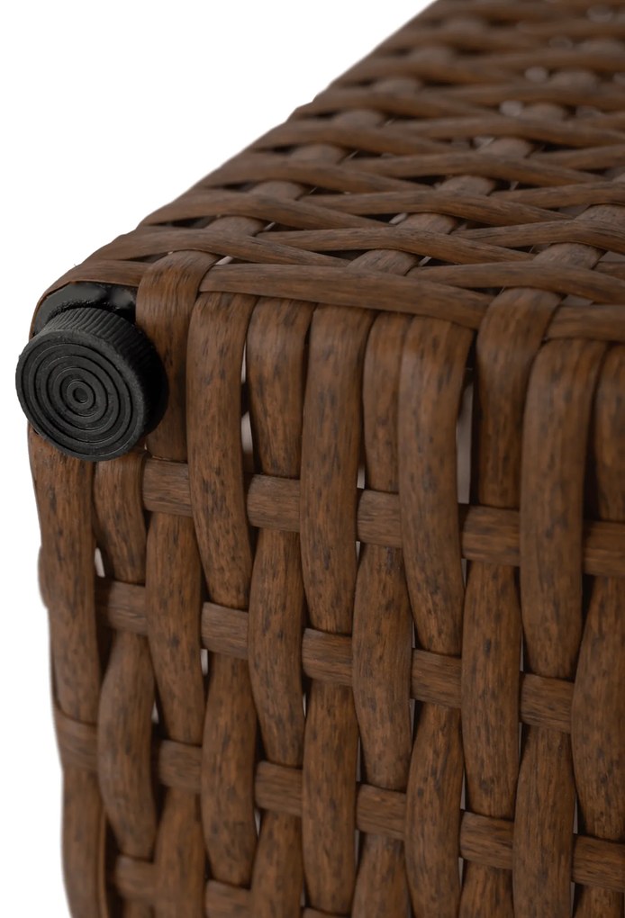 Virágcserép, bézs rattan, RAMS