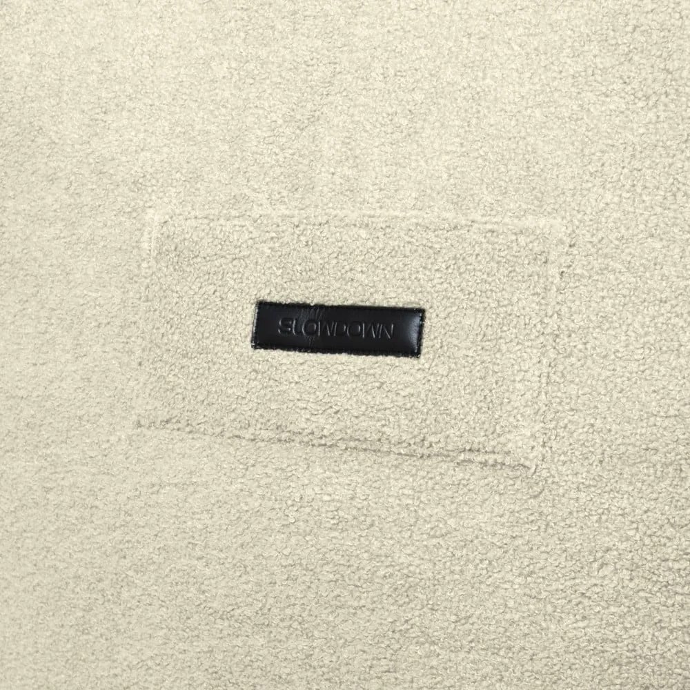 Barna buklé babzsákfotel Sofa Snug – SLOWDOWN