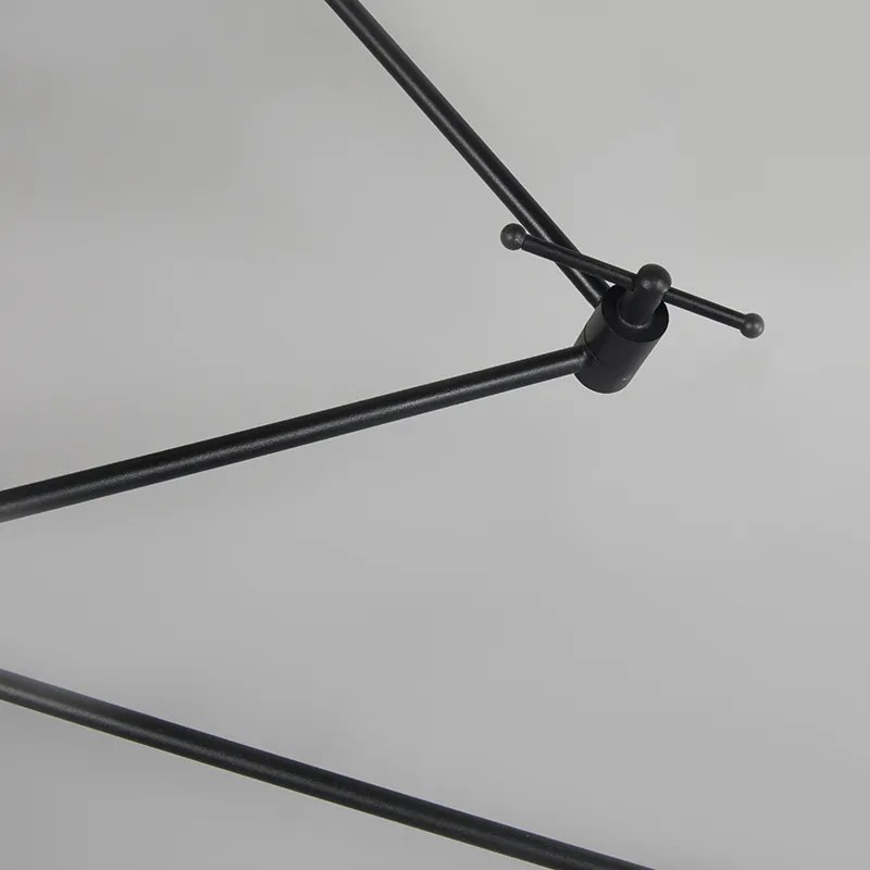 Függőlámpa fekete árnyékolóval 35 cm zöld állítható 2-lámpás - Blitz