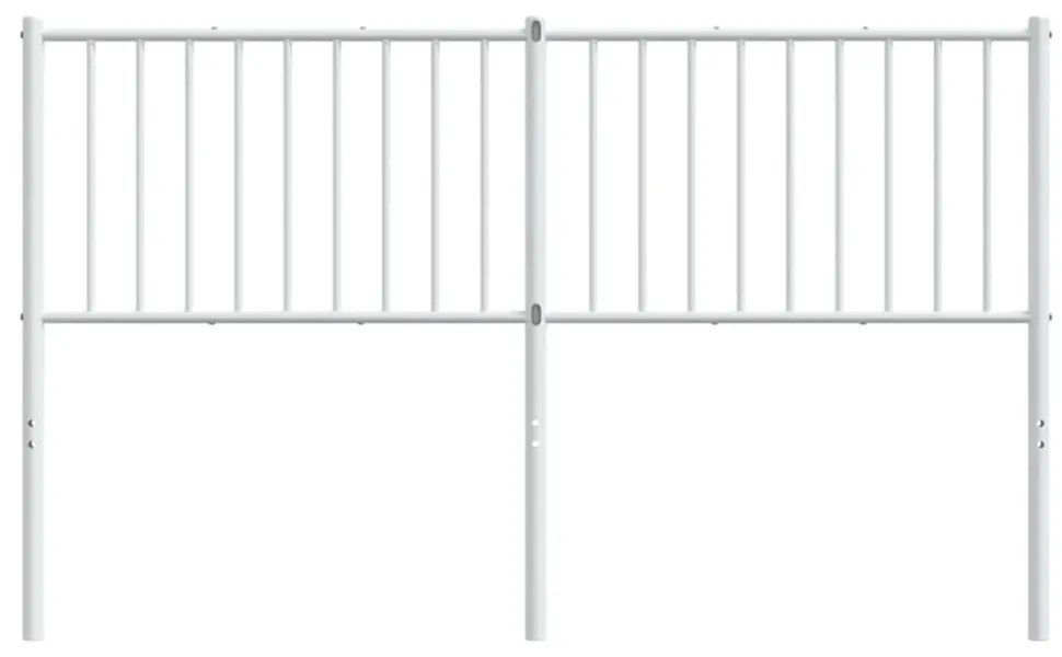 fehér fém fejtámla 150 cm